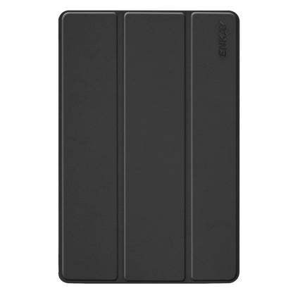 ENKAY High Quality PU Leather + Plastic Bottom Smart Case with Three-folding Holder for Samsung Galaxy Tab S5e 10.5 T720 / T725(Black) - Tab S5E 10.5 T720 / T725 by ENKAY | Online Shopping UK | buy2fix