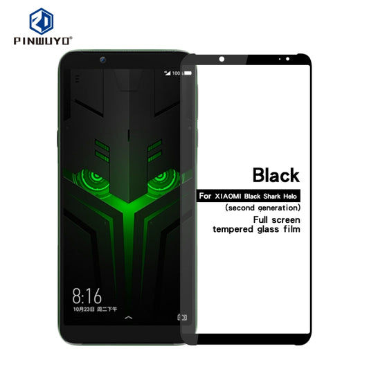 PINWUYO 9H 2.5D Full Glue Tempered Glass Film for Xiaomi Black Shark helo -  by PINWUYO | Online Shopping UK | buy2fix