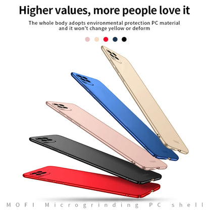 For Xiaomi Mi 10 Lite MOFI Frosted PC Ultra-thin Hard Case(Red) - Xiaomi Cases by MOFI | Online Shopping UK | buy2fix