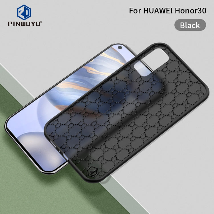 For Huawei Honor 30 PINWUYO Series 2 Generation PC + TPU Waterproof and Anti-drop All-inclusive Protective Case(Black) - Honor Cases by PINWUYO | Online Shopping UK | buy2fix