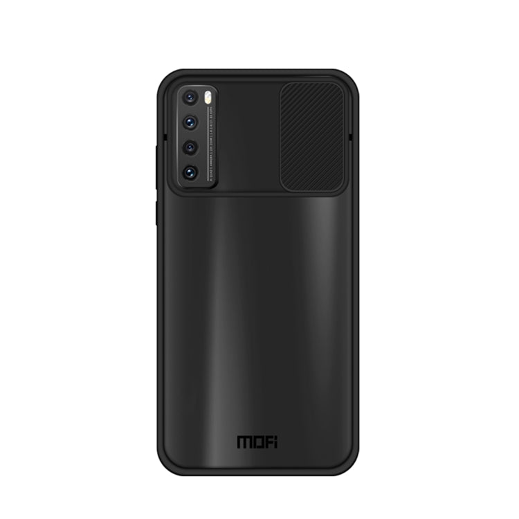 For Huawei nova 7 MOFI Xing Dun Series PC + TPU Anti-peep Waterproof And Anti-drop All-inclusive Protective Shell, Translucent Frosted(Black) - Huawei Cases by MOFI | Online Shopping UK | buy2fix