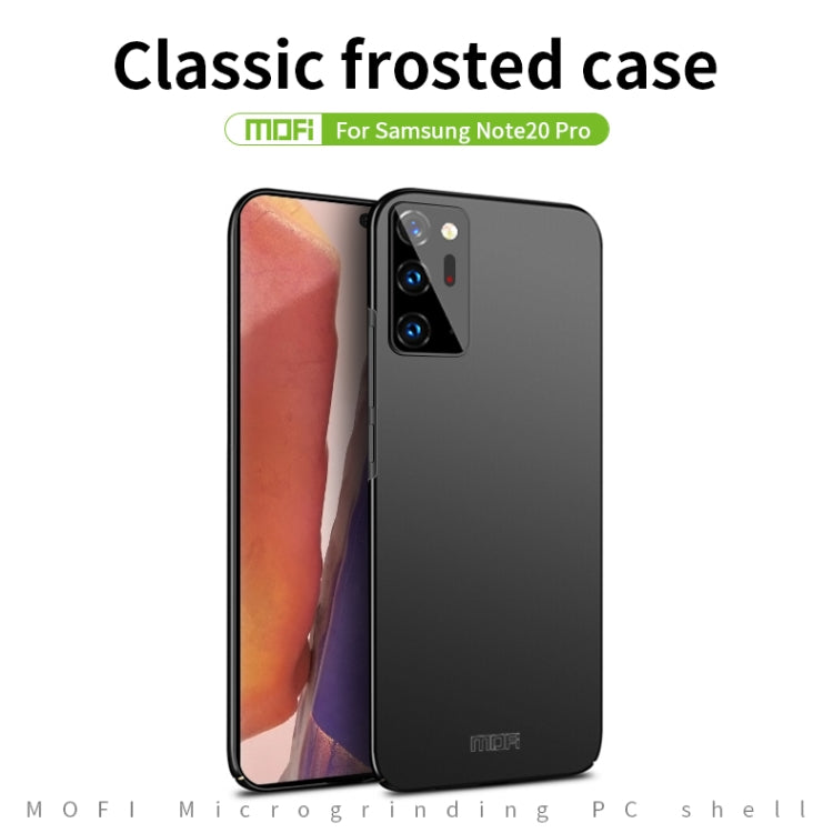 For Samsung Galaxy Note20 Ultra MOFI Frosted PC Ultra-thin Hard Case(Gold) - Galaxy Note20 Ultra Cases by MOFI | Online Shopping UK | buy2fix