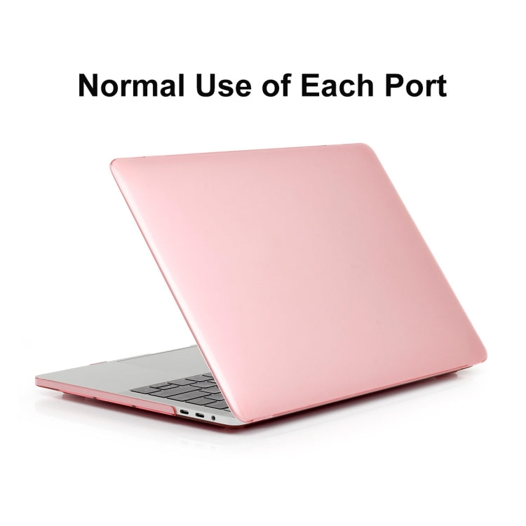 ENKAY Hat-Prince 3 in 1 For MacBook Pro 13 inch A2289 / A2251 (2020) Crystal Hard Shell Protective Case + US Version Ultra-thin TPU Keyboard Protector Cover + Anti-dust Plugs Set(Pink) - MacBook Pro Cases by ENKAY | Online Shopping UK | buy2fix