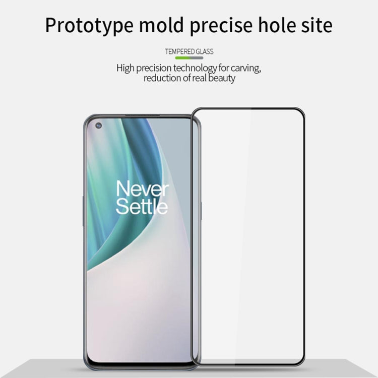 For OnePlus Nord N10 5G MOFI 9H 3D Explosion-proof Curved Screen Tempered Glass Film - OnePlus Tempered Glass by MOFI | Online Shopping UK | buy2fix