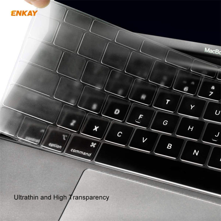 ENKAY 3 in 1 Crystal Laptop Protective Case + US Version TPU Keyboard Film + Anti-dust Plugs Set for MacBook Pro 13.3 inch A1708 (without Touch Bar)(Pink) - MacBook Pro Cases by ENKAY | Online Shopping UK | buy2fix