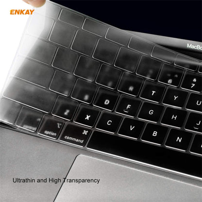 ENKAY 3 in 1 Matte Laptop Protective Case + US Version TPU Keyboard Film + Anti-dust Plugs Set for MacBook Pro 13.3 inch A1706 / A1989 / A2159 (with Touch Bar)(Pink) - MacBook Pro Cases by ENKAY | Online Shopping UK | buy2fix