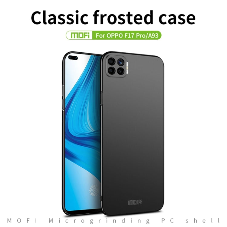 For OPPO F17 Pro / A93 MOFI Frosted PC Ultra-thin Hard Case(Red) - OPPO Cases by MOFI | Online Shopping UK | buy2fix