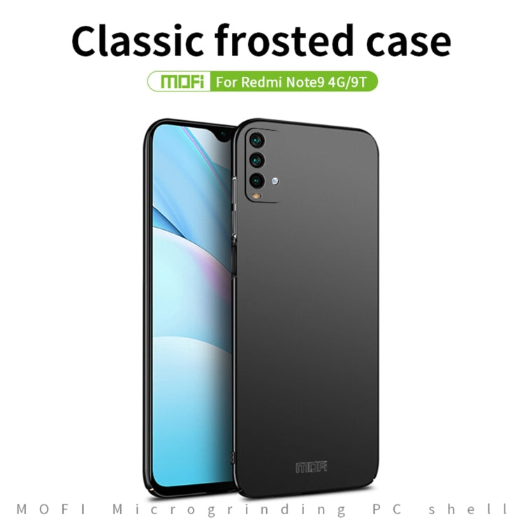 For Xiaomi Redmi 9T / Note9 4G / 9 Power MOFI Frosted PC Ultra-thin Hard Case(Gold) - Xiaomi Cases by MOFI | Online Shopping UK | buy2fix