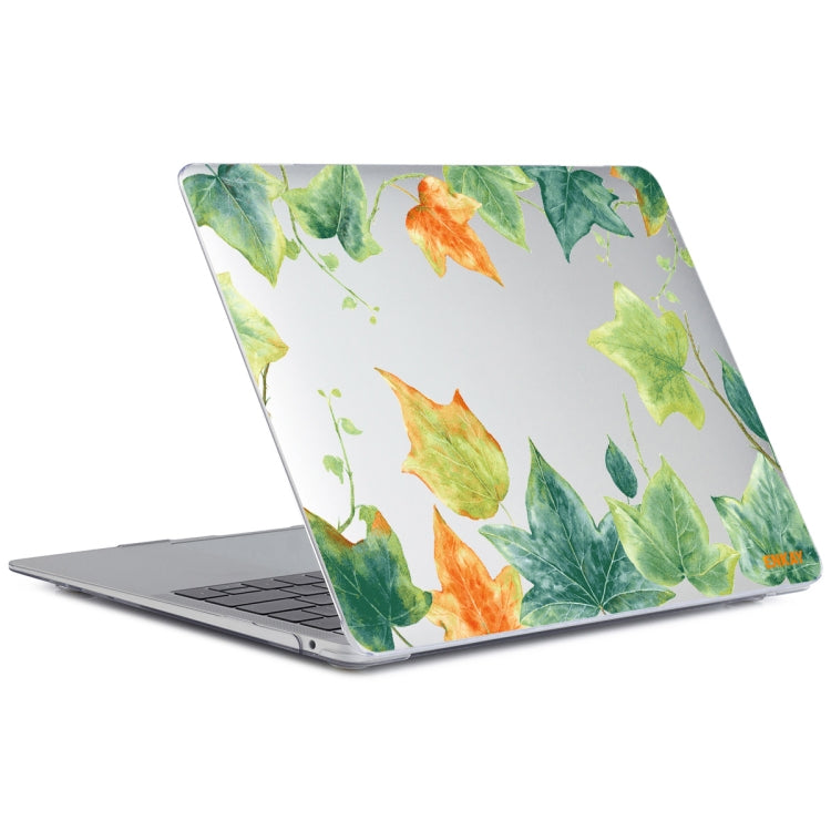 ENKAY Hat-Prince Forest Series Pattern Laotop Protective Crystal Case for MacBook Pro 14.2 inch A2442 2021/A2779 2023(Ivy Leaf Pattern) - MacBook Pro Cases by ENKAY | Online Shopping UK | buy2fix