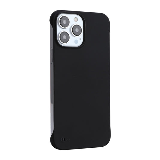 For iPhone 12 Pro Max ENKAY Matte Frameless Hard PC Case(Black) - iPhone 12 Pro Max Cases by ENKAY | Online Shopping UK | buy2fix