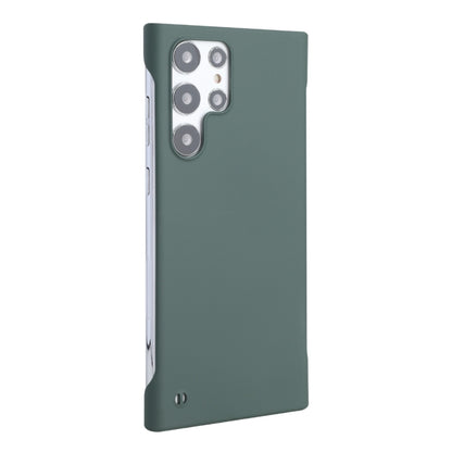 For Samsung Galaxy S22 Ultra 5G ENKAY Matte Frameless Hard PC Case(Dark Green) - Galaxy S22 Ultra 5G Cases by ENKAY | Online Shopping UK | buy2fix