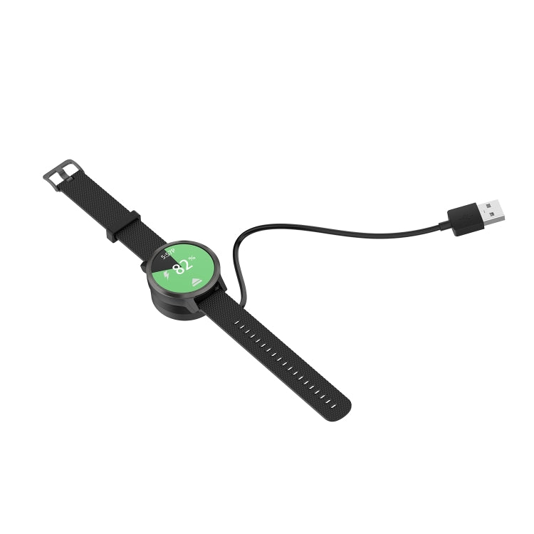 For Garmin Venu Sq 2 Integrated Watch Charger With Data Transmission Function(Black) - Charger by buy2fix | Online Shopping UK | buy2fix