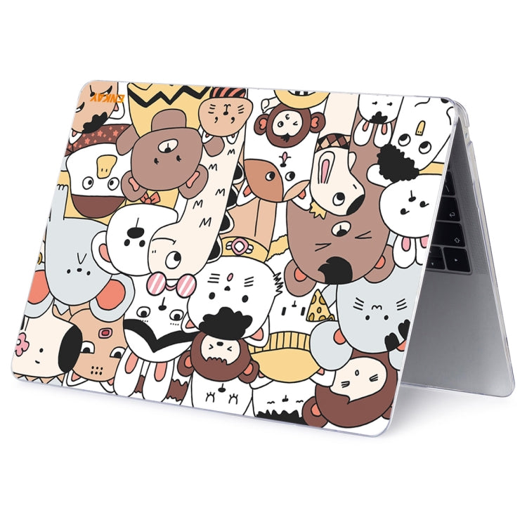 ENKAY Animal Series Pattern Laotop Protective Crystal Case For MacBook Pro 16 inch A2141(Animals No.1) - MacBook Pro Cases by ENKAY | Online Shopping UK | buy2fix