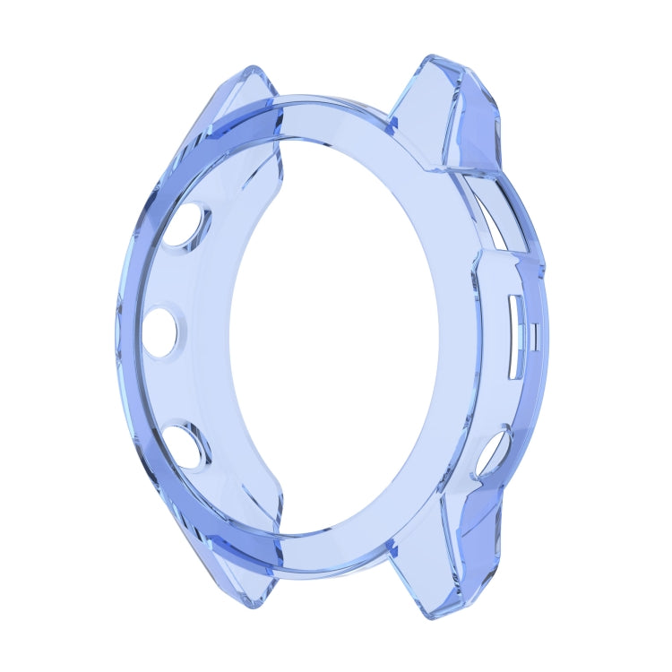 For Garmin Epix Gen2 Non-full Coverage Hollow TPU Watch Case(Transparent Blue) - Watch Cases by buy2fix | Online Shopping UK | buy2fix