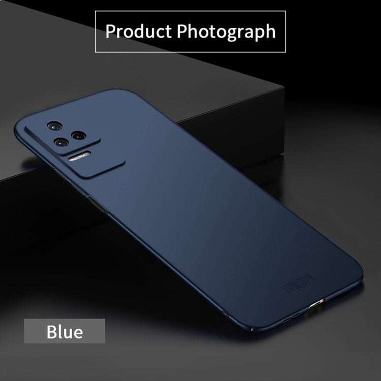 For Xiaomi Redmi K50 / K50 Pro MOFI Frosted PC Ultra-thin Hard  Phone Case(Blue) - Xiaomi Cases by MOFI | Online Shopping UK | buy2fix