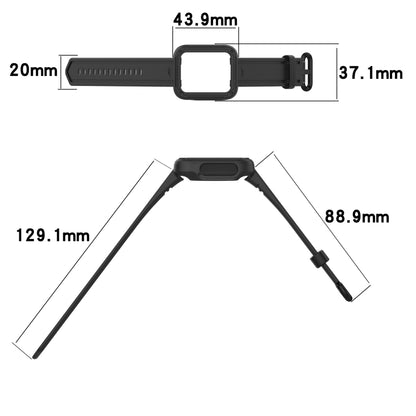 For Xiaomi Mi Watch 2 Lite Silicone Solid Color Watch Band(Water Duck) - Watch Bands by buy2fix | Online Shopping UK | buy2fix