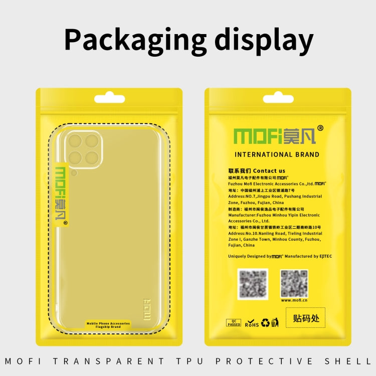 For Samsung Galaxy M53 5G MOFI Ming Series Ultra-thin TPU Phone Case(Transparent) - Galaxy Phone Cases by MOFI | Online Shopping UK | buy2fix