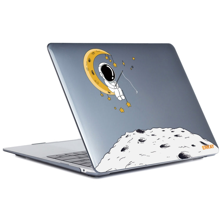 For MacBook Pro 14.2 A2442/A2779 2023 ENKAY Hat-Prince 3 in 1 Spaceman Pattern Laotop Protective Crystal Case with TPU Keyboard Film / Anti-dust Plugs, Version:US(Spaceman No.3) - MacBook Pro Cases by ENKAY | Online Shopping UK | buy2fix