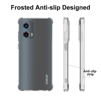 For Motorola Moto G Stylus 5G 2024 ENKAY Hat-Prince Transparent TPU Shockproof Phone Case - Motorola Cases by ENKAY | Online Shopping UK | buy2fix