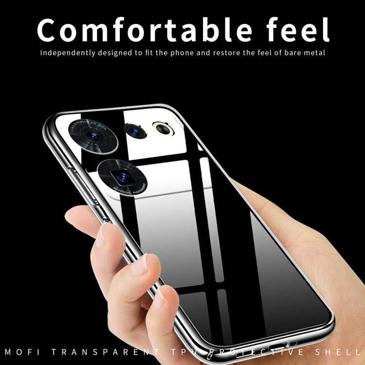 For ZTE Nubia Z50 Ultra MOFI Ming Series Ultra-thin TPU Phone Case(Transparent) - ZTE Cases by MOFI | Online Shopping UK | buy2fix