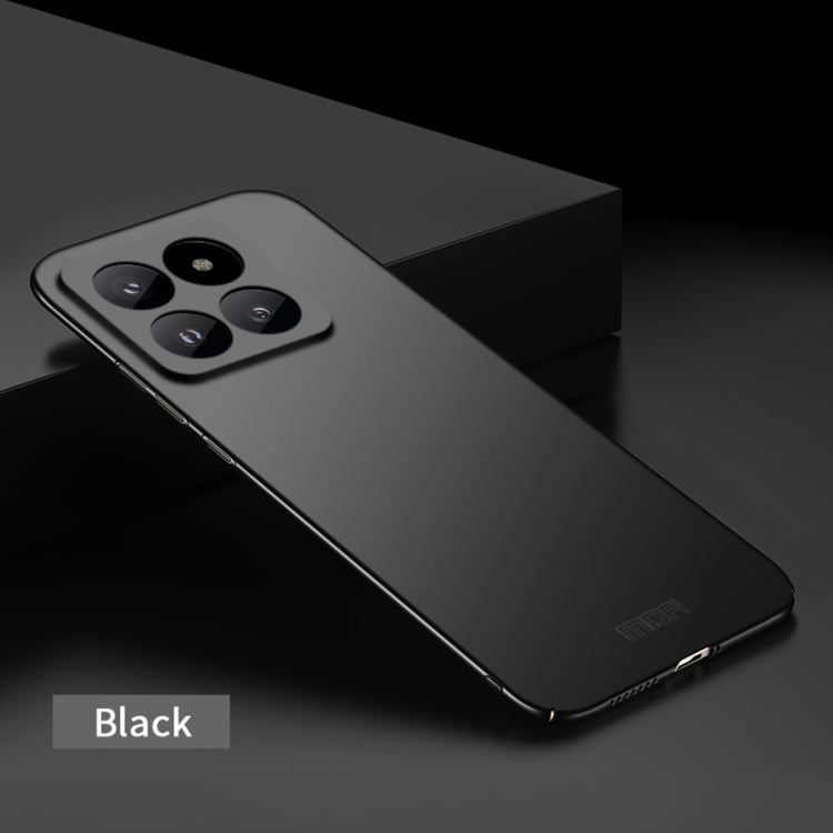 For?Xiaomi 14 Pro MOFI Micro-Frosted PC Ultra-thin Hard Phone Case(Black) - 14 Pro Cases by MOFI | Online Shopping UK | buy2fix