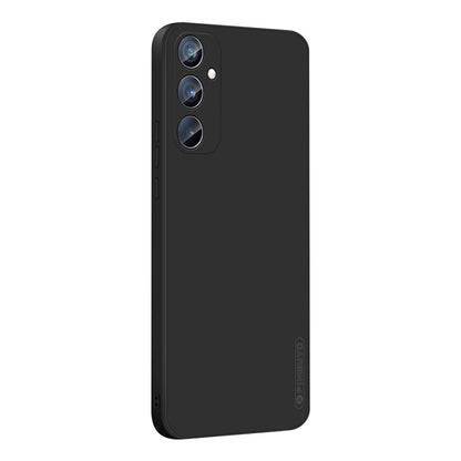 For Samsung Galaxy A55 PINWUYO Sense Series Liquid Silicone TPU Phone Case(Black) - Galaxy Phone Cases by PINWUYO | Online Shopping UK | buy2fix