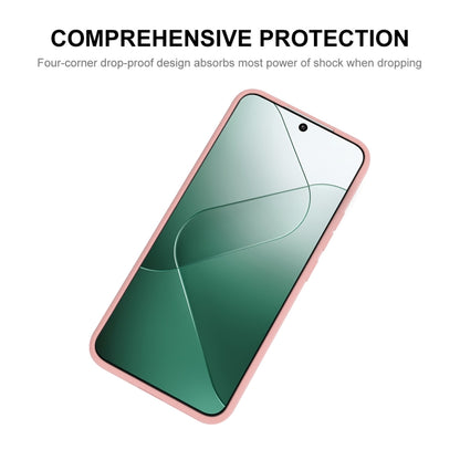 For Xiaomi 14 ENKAY Hat-Prince Liquid Silicone Shockproof Soft Phone Case(Dark Green) - 14 Cases by ENKAY | Online Shopping UK | buy2fix