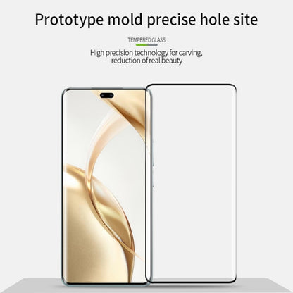 For Honor 200 Pro PINWUYO 9H 3D Hot Bending Tempered Glass Film(Black) - Honor Tempered Glass by PINWUYO | Online Shopping UK | buy2fix