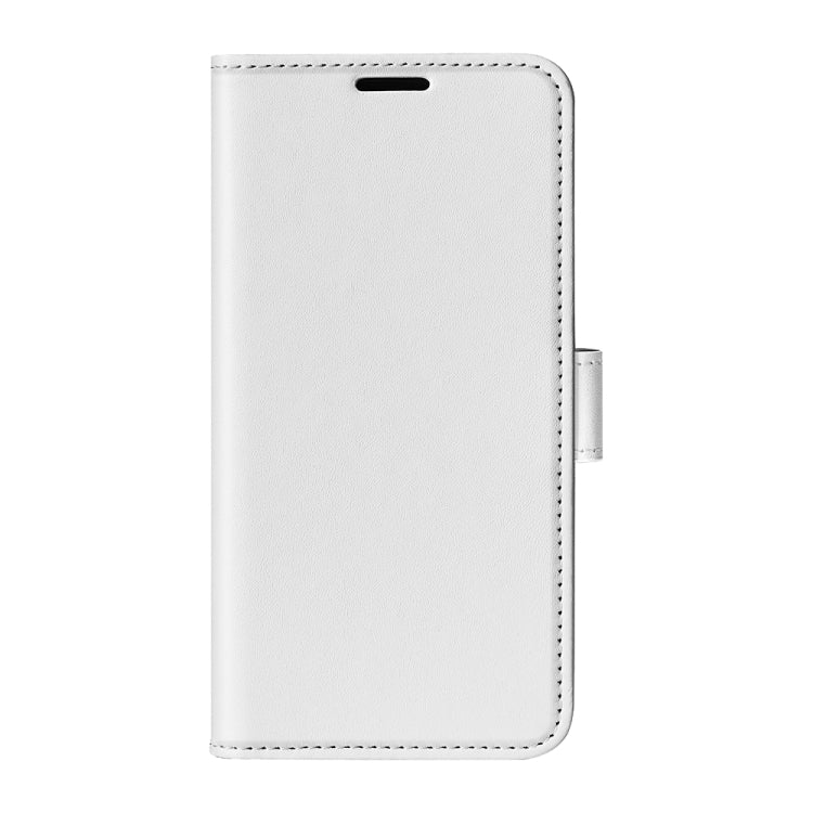 For iPhone 16 R64 Texture Horizontal Flip Leather Phone Case(White) - iPhone 16 Cases by buy2fix | Online Shopping UK | buy2fix