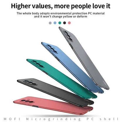 For Huawei Enjoy 50 / nova Y70 Plus MOFI Fandun Series Frosted PC Ultra-thin All-inclusive Phone Case(Green) - Huawei Cases by MOFI | Online Shopping UK | buy2fix