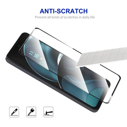 For Motorola Moto G14 / G54 5pcs ENKAY Full Glue High Aluminum-silicon Tempered Glass Film - Motorola Tempered Glass by ENKAY | Online Shopping UK | buy2fix