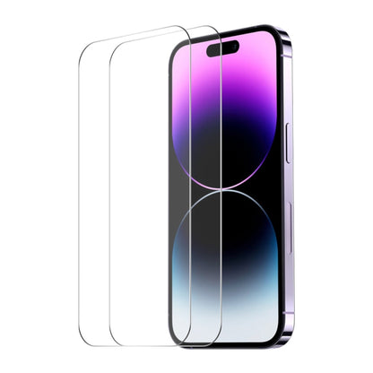 For iPhone 16 Pro Max 2pcs NKAY 0.26mm 9H 2.5D High Aluminum-silicon Tempered Glass Film - iPhone 16 Pro Max Tempered Glass by ENKAY | Online Shopping UK | buy2fix