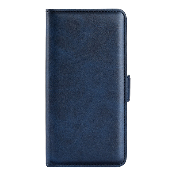 For Motorola Moto G Power 5G 2024 Dual-side Magnetic Buckle Horizontal Flip Leather Phone Case(Dark Blue) - Motorola Cases by buy2fix | Online Shopping UK | buy2fix