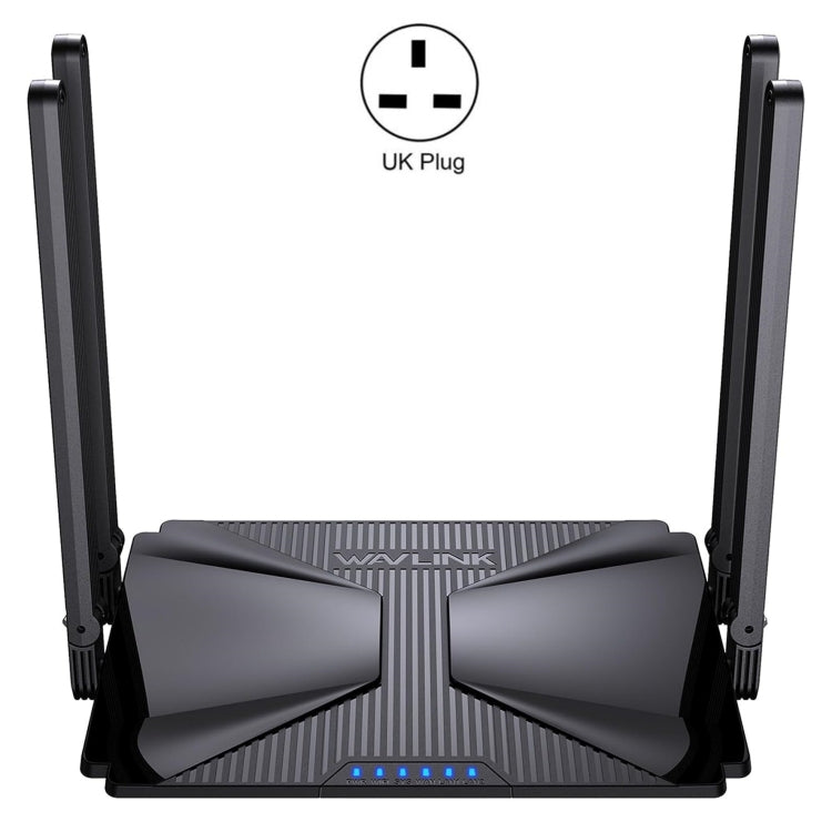 WAVLINK WN586X3 Wireless Gigabit Ethernet Router Wi-Fi 6 AX3000 Mesh Router Dual Band, Plug:UK Plug - Wireless Routers by WAVLINK | Online Shopping UK | buy2fix