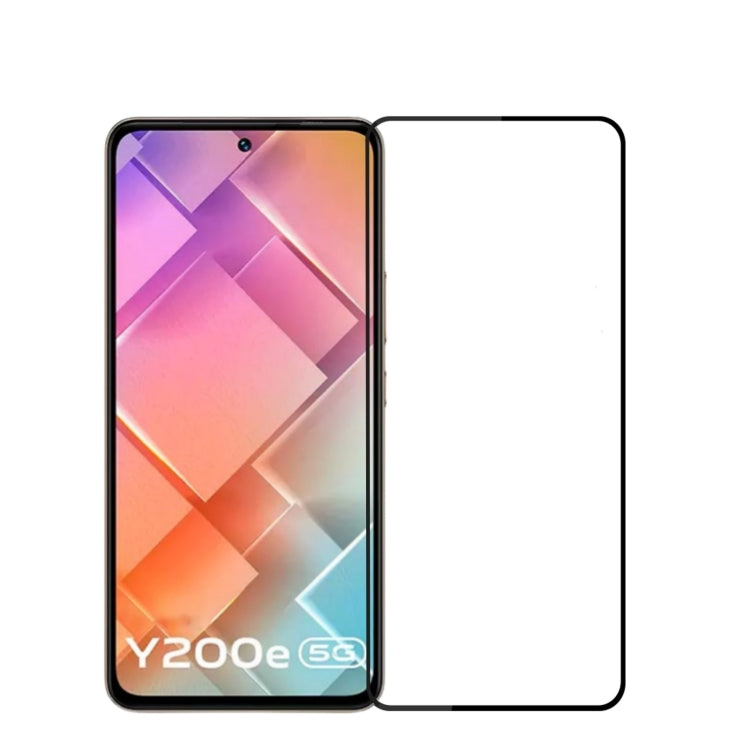 For vivo Y200e PINWUYO 9H 2.5D Full Screen Tempered Glass Film(Black) - vivo Tempered Glass by PINWUYO | Online Shopping UK | buy2fix