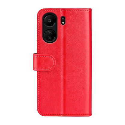 For Xiaomi Redmi Note 13C R64 Texture Horizontal Flip Leather Phone Case(Red) - 13C Cases by buy2fix | Online Shopping UK | buy2fix