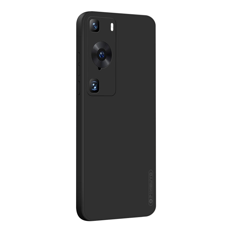 For Huawei P60 / P60 Pro PINWUYO Sense Series Liquid Silicone TPU Phone Case(Black) - Huawei Cases by PINWUYO | Online Shopping UK | buy2fix