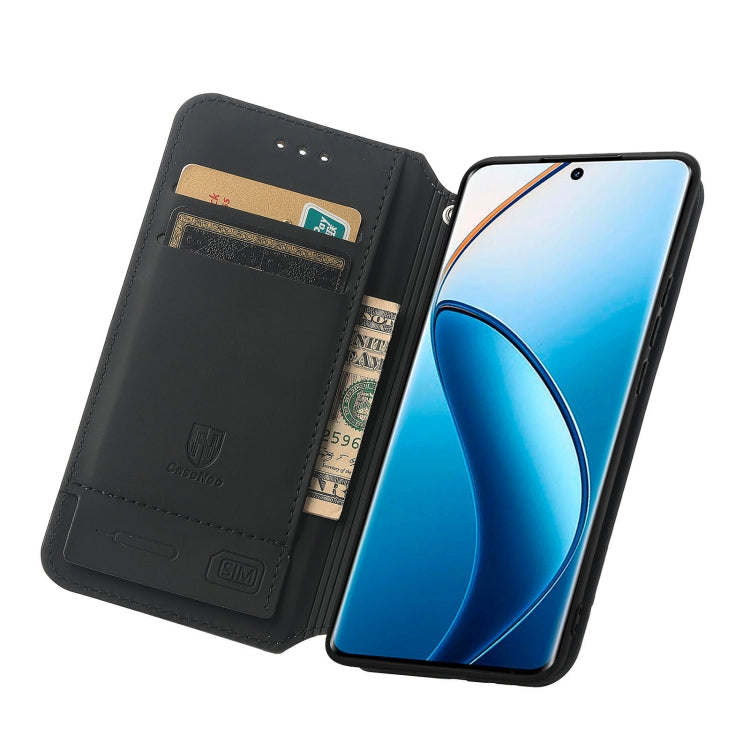 For Realme 12 Pro CaseNeo Colorful Magnetic Leather Phone Case(Emeralds) - Realme Cases by buy2fix | Online Shopping UK | buy2fix