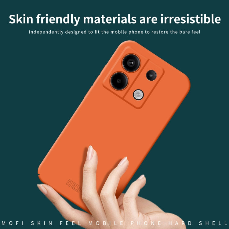 For Xiaomi Redmi Note 13 Pro MOFI Qin Series Skin Feel All-inclusive PC Phone Case(Beige) - Note 13 Pro Cases by MOFI | Online Shopping UK | buy2fix