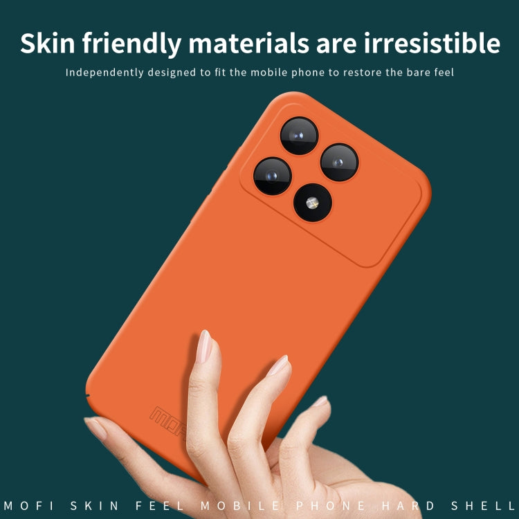 For Xiaomi Redmi K70E MOFI Qin Series Skin Feel All-inclusive PC Phone Case(Gray) - K70E Cases by MOFI | Online Shopping UK | buy2fix