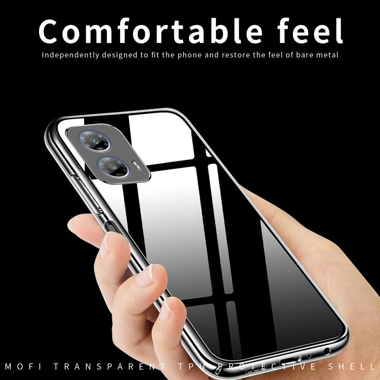 For Motorola Moto G34 MOFI Ming Series Ultra-thin TPU Phone Case(Transparent) - Motorola Cases by MOFI | Online Shopping UK | buy2fix