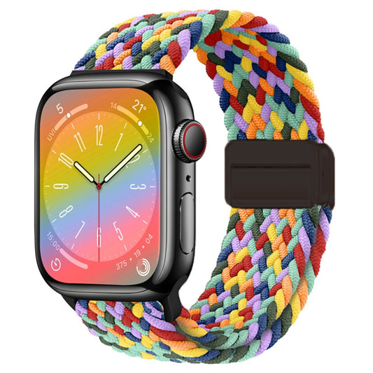 For Apple Watch Ultra 2 49mm Nylon Woven Magnetic Fold Buckle Watch Band(W Seven Colors) - Watch Bands by buy2fix | Online Shopping UK | buy2fix