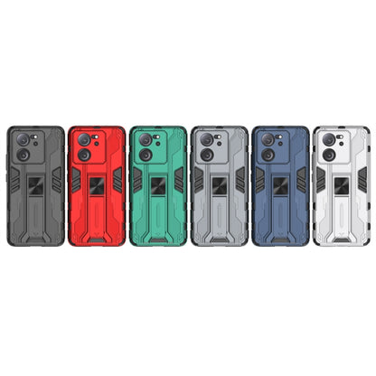 For Xiaomi 13T Supersonic Armor PC Hybrid TPU Phone Case(Silver) - Xiaomi Cases by buy2fix | Online Shopping UK | buy2fix