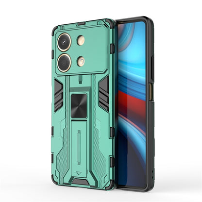 For Redmi Note 13R Pro Supersonic Armor PC Hybrid TPU Phone Case(Green) - Xiaomi Cases by buy2fix | Online Shopping UK | buy2fix