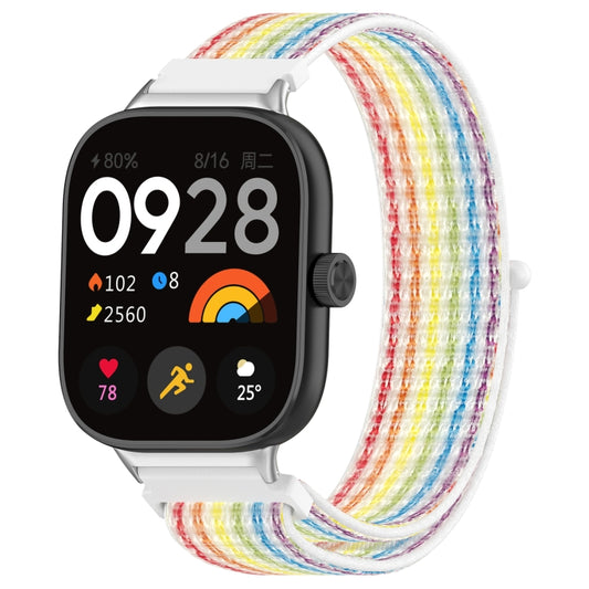 For Redmi Watch 4 Nylon Loop Metal Connector Watch Band(Colorful) - Watch Bands by buy2fix | Online Shopping UK | buy2fix