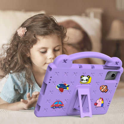 For Huawei MatePad SE 11 2024 Handle Kickstand Children EVA Shockproof Tablet Case(Light Purple) - Huawei by buy2fix | Online Shopping UK | buy2fix