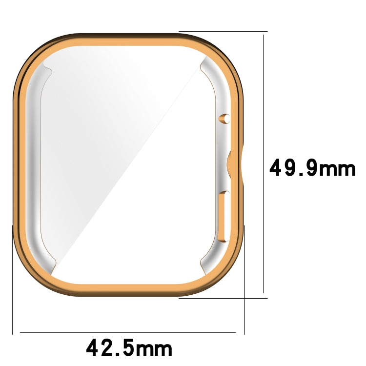 For Redmi Watch 4 Full Package TPU Electroplated Watch Protective Case(Transparent) - Watch Cases by buy2fix | Online Shopping UK | buy2fix