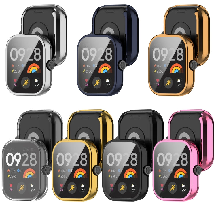 For Redmi Watch 4 Full Package TPU Electroplated Watch Protective Case(Transparent) - Watch Cases by buy2fix | Online Shopping UK | buy2fix