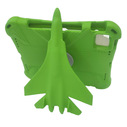 For iPad Pro 11 2024 360 Rotation Aircraft Holder EVA Shockproof Tablet Case(Green) - iPad Pro 11 2024 Cases by buy2fix | Online Shopping UK | buy2fix