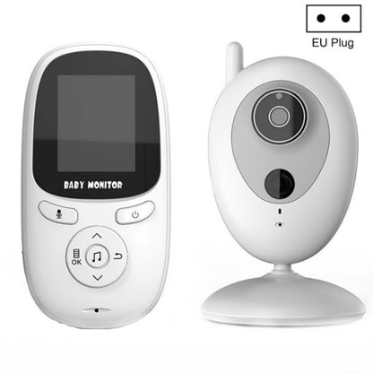 R306 Room Temperature Monitor Intercom Camera 2.0-inch Night Vision Wireless Baby Monitor(EU Plug) - Baby Monitor by buy2fix | Online Shopping UK | buy2fix